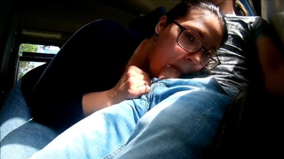 Минетик в автобусе от попутчицы