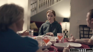 Приемная дочь трахается с родителями и сводным братом