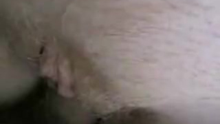 Русская мохнатая киска ласково скачет на упругом торчке