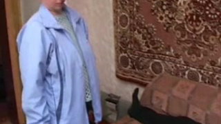 Русский секс с взрослой дамой и пьяным парнем