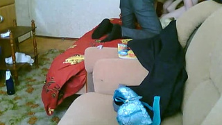 Сосед со своей малышкой решили заснять на камеру частный секс