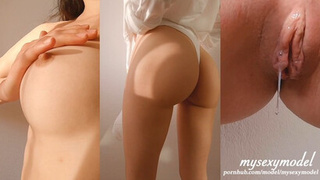 Сексуальная тинка стонет и кончает на камеру – порно нарезка