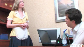 Анал порно с русской горничной в чулочках