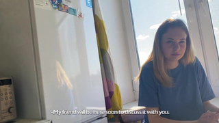 Подсыпал виагру курьерше и трахнул ее в русской домашке