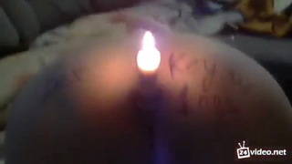 Свечка в попочку довольной супруги зашла, как по маслу