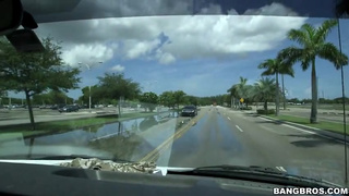 Молоденькую студентку-отличницу легко уломали на секс в машине