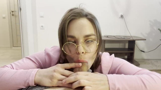 Всё, я кончил — теперь убегай, а то благоверная увидит на тебе мою малафью