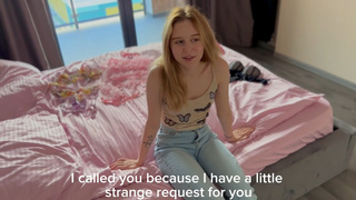 Куда кончил, брат? Перед свиданием хотела отсосать, а не залетать