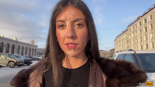 Что вы хотите, это ж Питер! Гуляет со кончей на лице ????