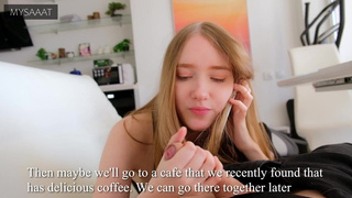 Ох, благоверный, знал бы ты, как я тебя жду — но другу рачком я всё же даю