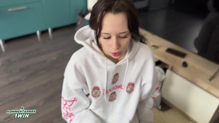 Применил шантаж и вуаля ? Она вся в сперме из моего хуя