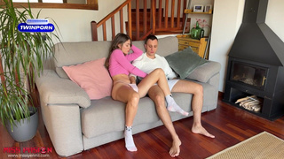 Воу, ты трусики снимаешь? Понял, без оргазмов с хуя ты не встанешь