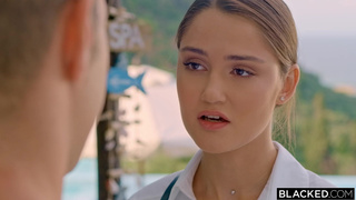 Большой чёрный хуец реальный подарок для красоток Kaisa Nord и Eveline Dellai