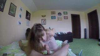 Порнуха от первого лица с второй половинкой