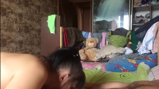 Выебал русскую проститутку у неё дома