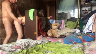 Выебал русскую проститутку у неё дома