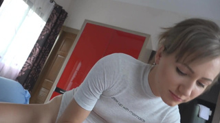 Горячий секс с красивой русской супругой на любительскую камеру