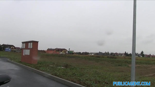 Деваха обсасывает незнакомцу и дает в машине